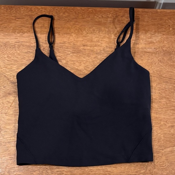 Lululemon Align Cropped Cami Tank Top *Light Support, A/B Cup Black - Picture 4 of 7